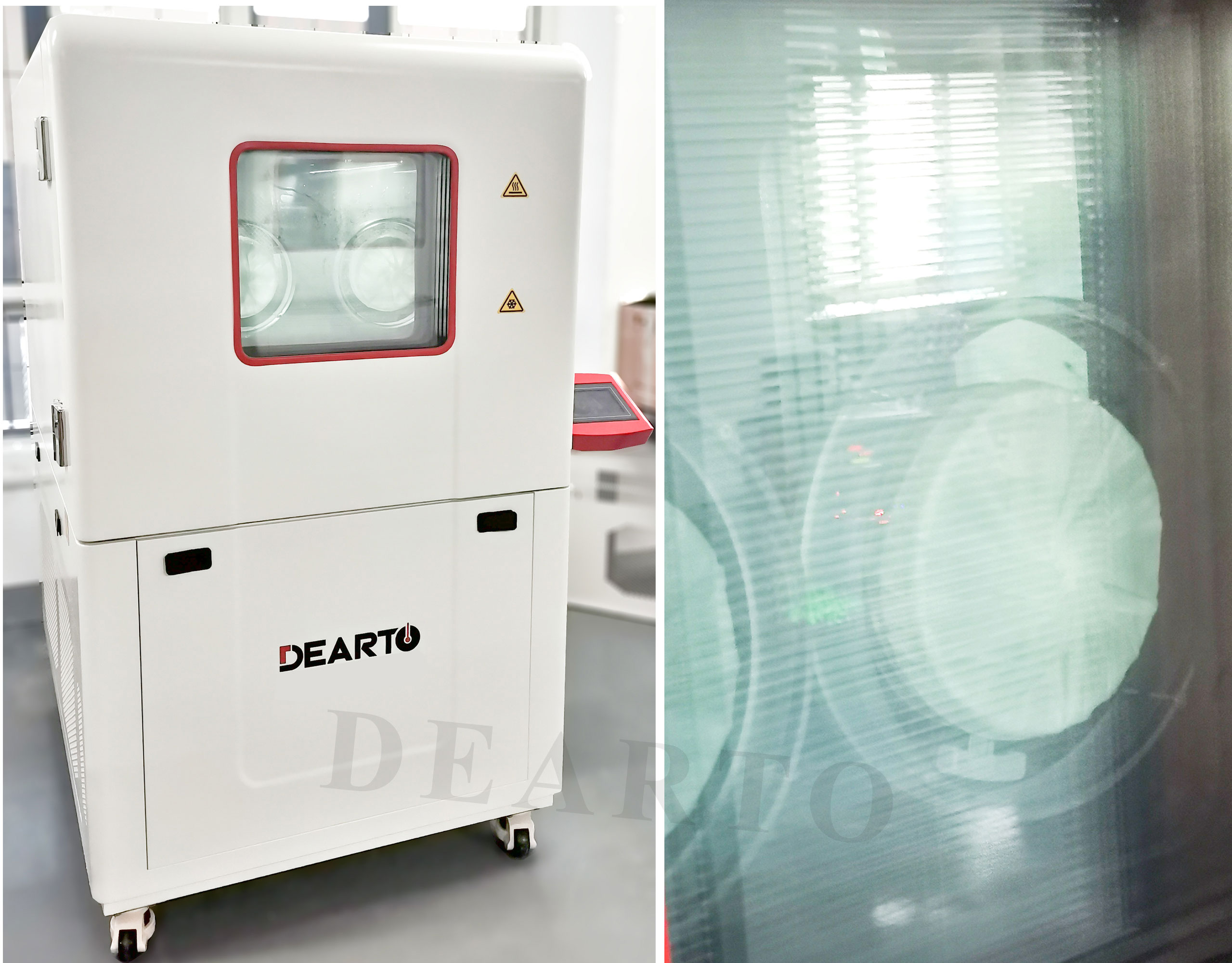 Custom temperature and humidity verification/calibration chamber