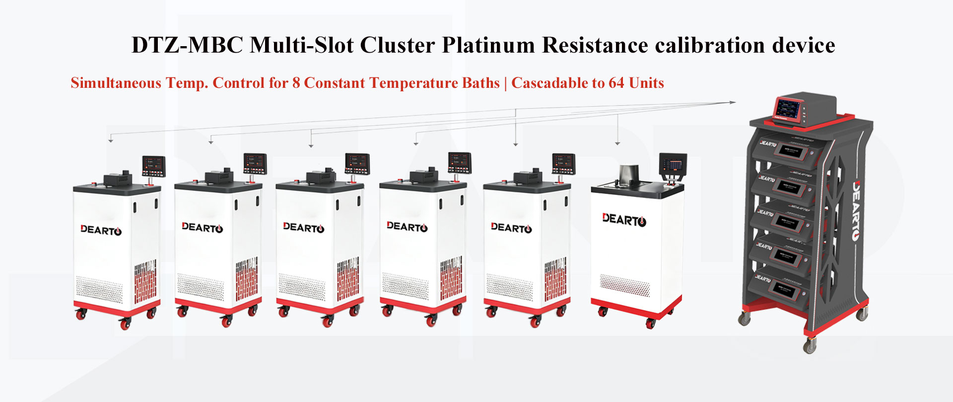 Multi-Slot Cluster Platinum Resistance calibration device
