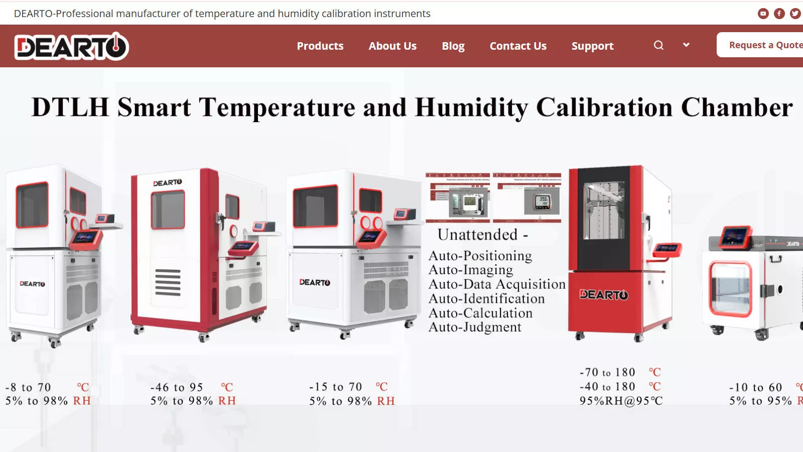 DEARTO DTL series thermocouple calibration furnace