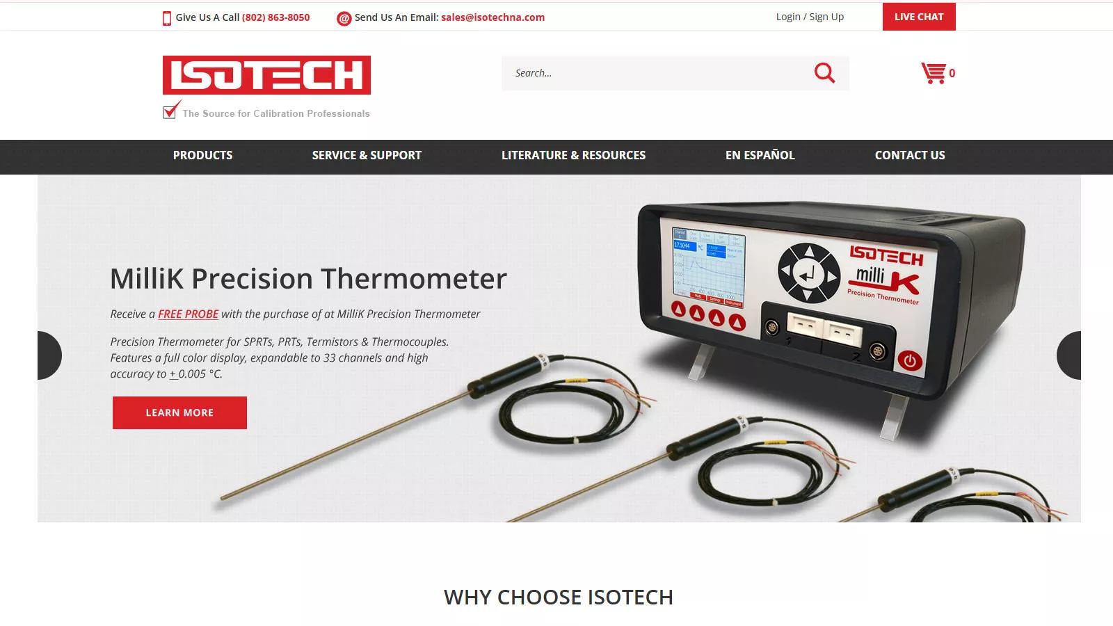Isotech Saturn thermocouple calibration furnace for temperature metrology