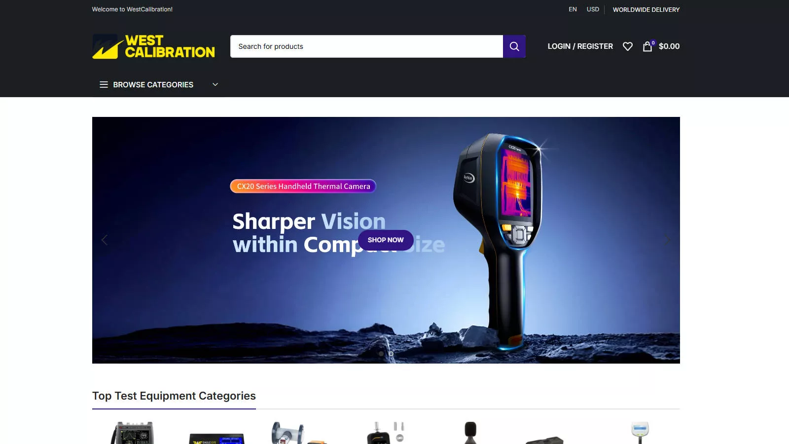 West Calibration temperature calibration equipment and services
